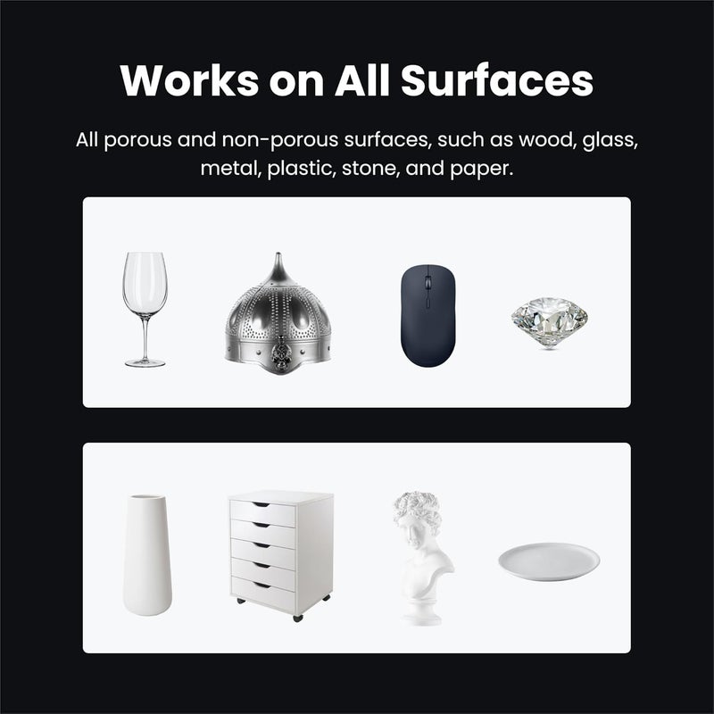 Revopoint 3D Scanning Spray for 3D Scanners, No Cleaning Needed, for Transparent, Reflective or Highly Textured Surfaces Objects, 400ml - Image 5